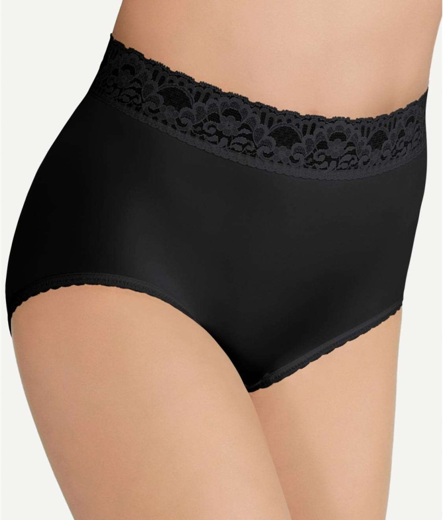 Panties * | Bodysuede Brief Sales Wacoal Black