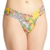 Hanky Panky Panties * | Low Rise Thong Discount Hanky Panky Teens Floral Mashup