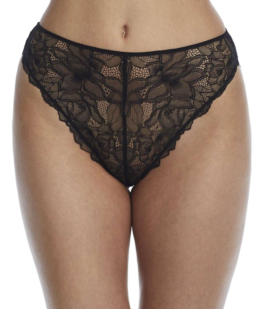 Panties * | The Poppy Lace High-Waist Brief Sales Nearlynude