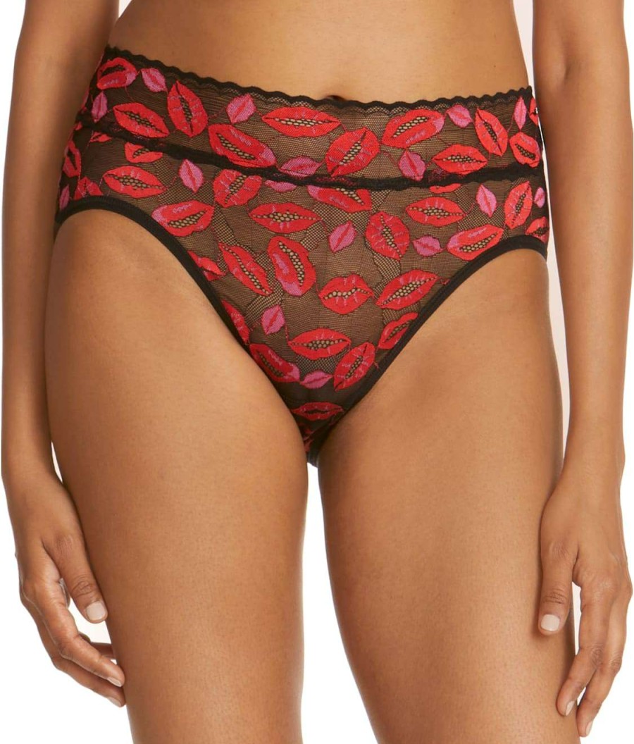 Hanky Panky Panties * | Kissing French Brief Online Hanky Panky Red Lips