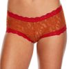 Hanky Panky Panties * | Signature Lace Boyshorts Online Hanky Panky Burnt Orange