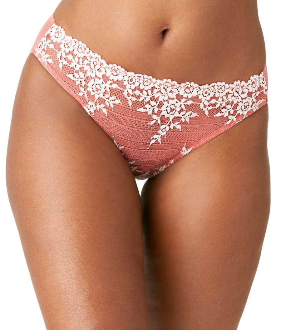 Panties * | Embrace Lace Bikini Sales Wacoal