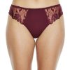 Panties * | Orlando Thong Discount Prima Donna Deep Cherry