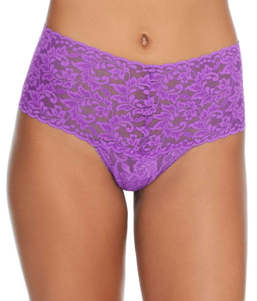 Hanky Panky Panties * | Signature Lace Retro Thong Online Hanky Panky