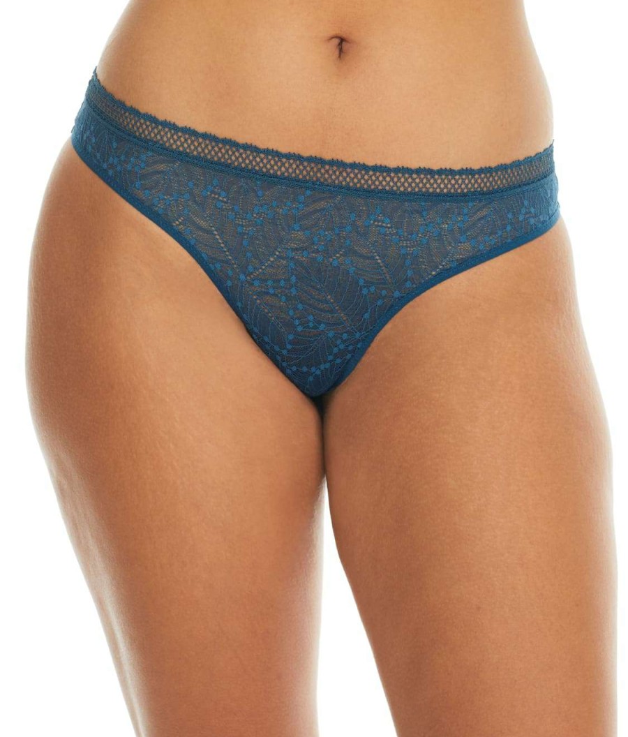 Panties * | Comete Thong Discount Simone Perele Mystery Blue