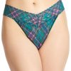 Hanky Panky Panties * | Original Rise Thong Cheap Hanky Panky Nineties Plaid