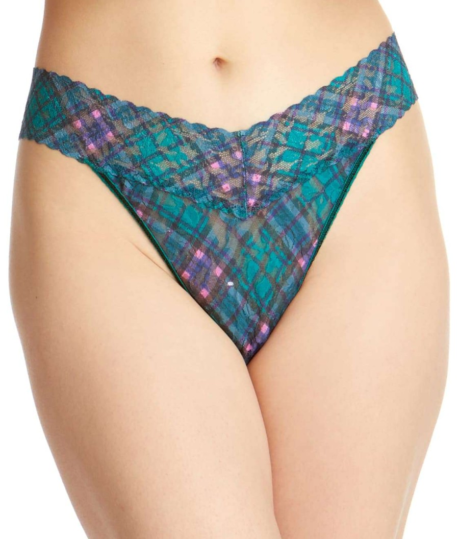 Hanky Panky Panties * | Original Rise Thong Cheap Hanky Panky Nineties Plaid