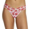 Hanky Panky Panties * | Strawberry Fields Original Rise Thong Cheap Hanky Panky Pink Multi