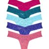 Hanky Panky Panties * | Signature Lace Original Rise Thong 5-Pack Sales Hanky Panky Assorted Brights